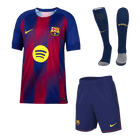 Barcelona Casa Camisa Conjunto (Camisola + Calções+Meias) 2025/26- Vermelho&Azul