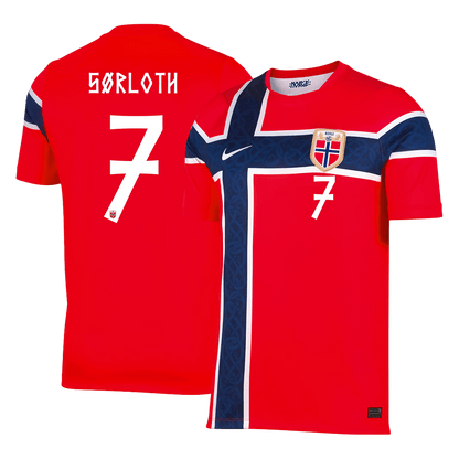 SØRLOTH #7 Noruega Casa Copa do Mundo Camisa 2026