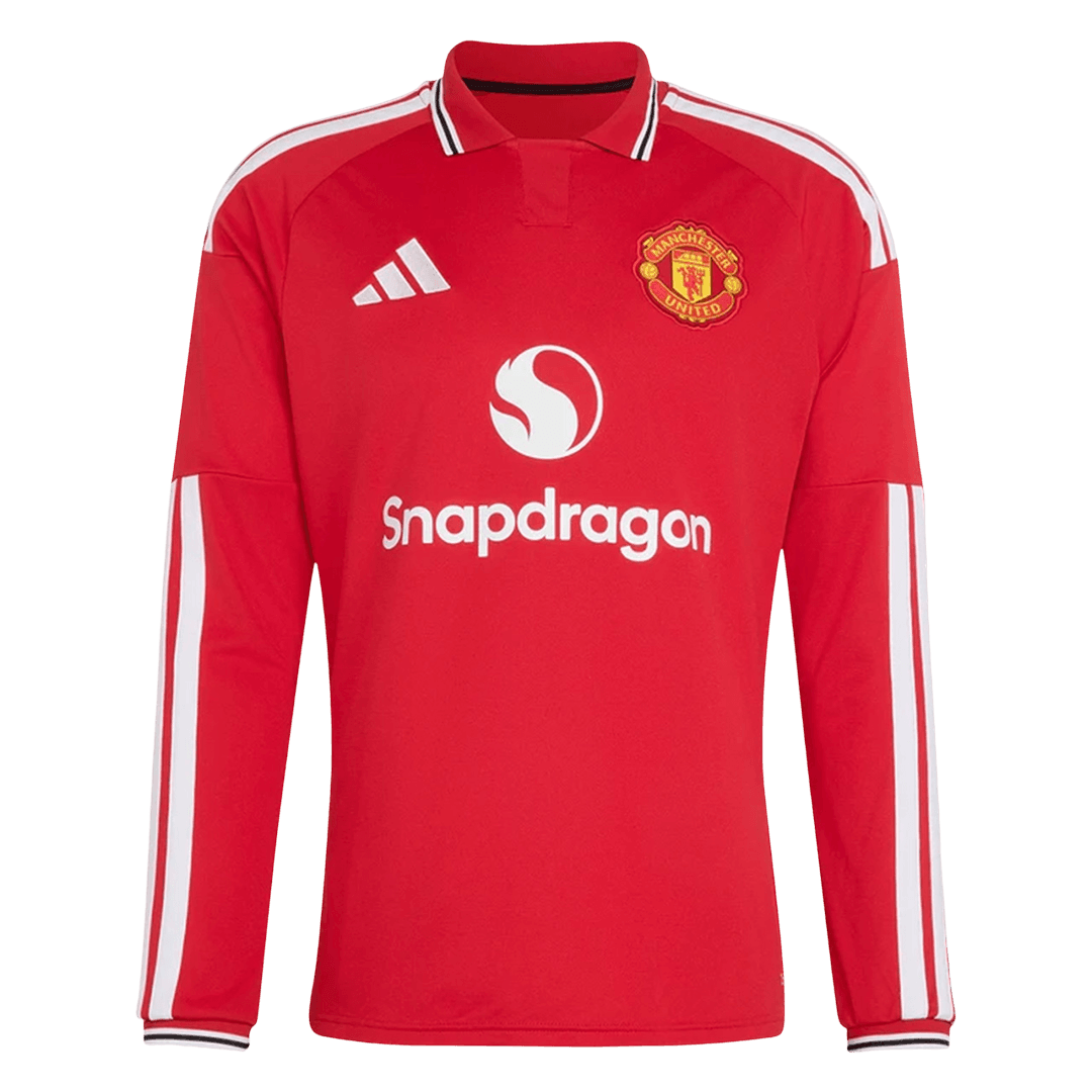Manchester United Casa Manga comprida Camisa 2026/27 Vermelho