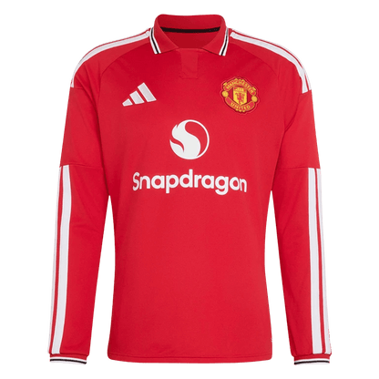 Manchester United Casa Manga comprida Camisa 2026/27 Vermelho