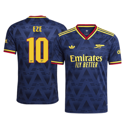 Versão do Jogador EZE #10 Arsenal Fora Futebol Camisas 2026/27 Marinha - UCL