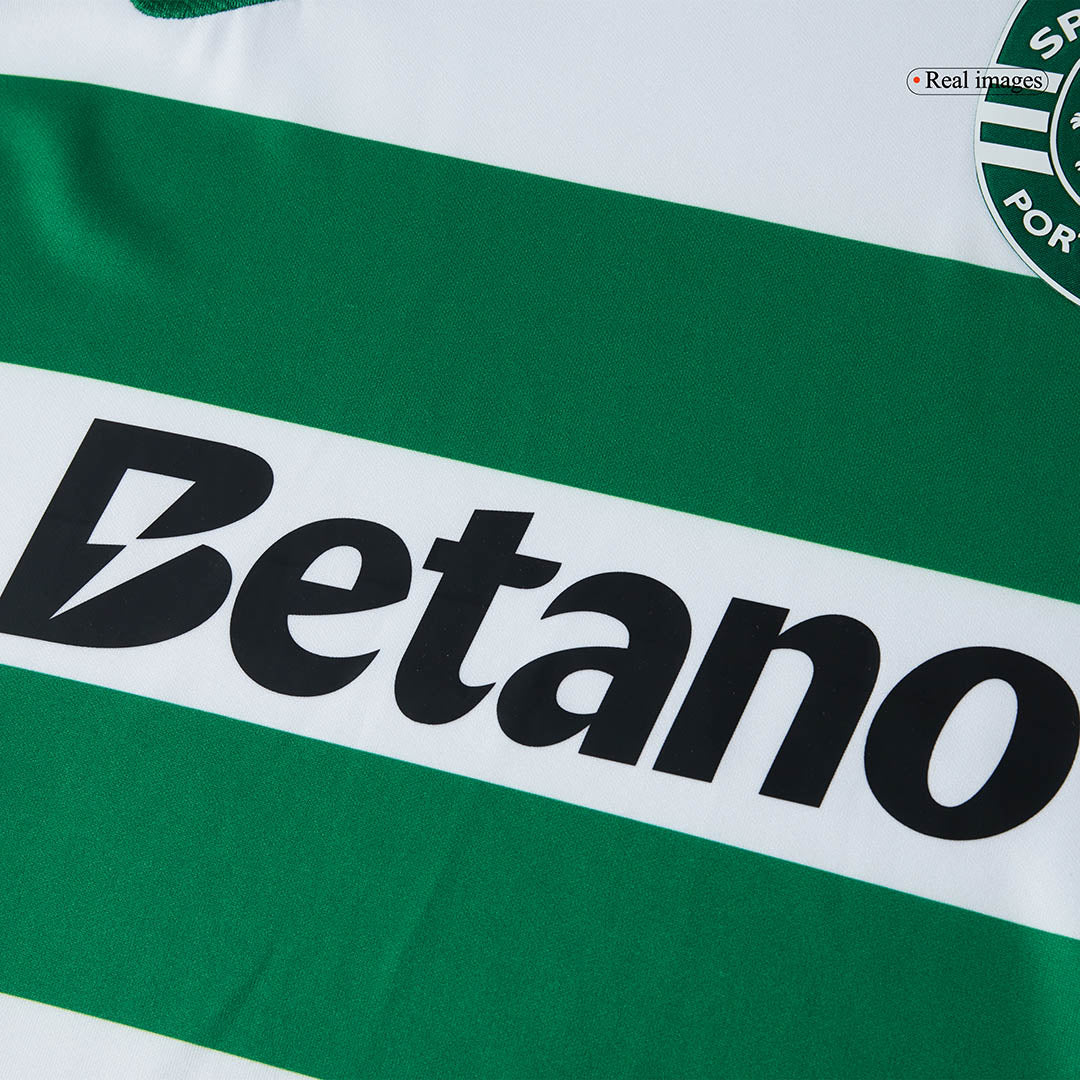 Sporting CP Casa Camisa 2025/26-Verde&branco