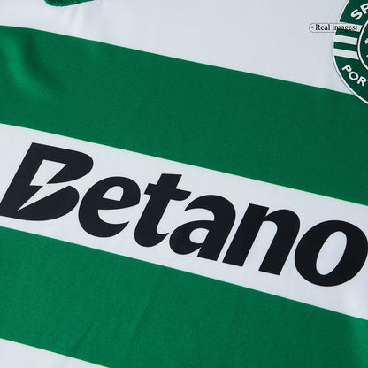 Sporting CP Casa Camisa 2025/26-Verde&branco