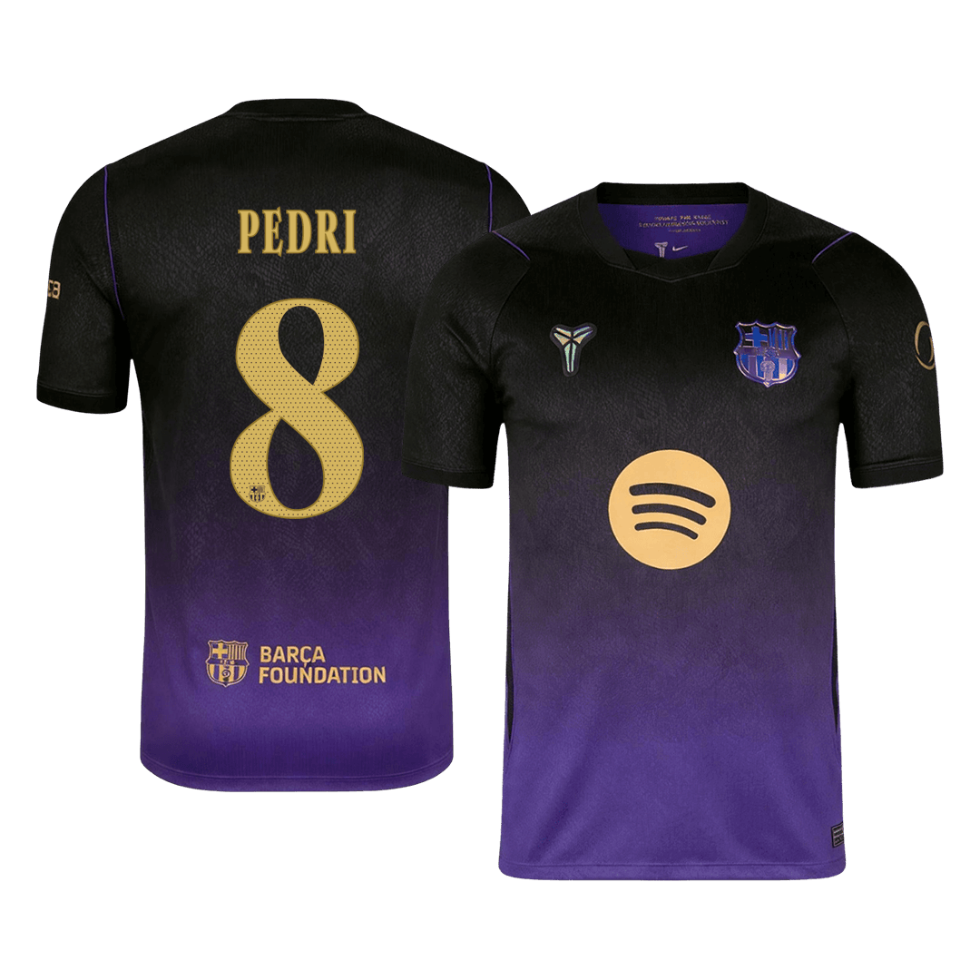 PEDRI #8 Barcelona Fora Camisa 2026/27 UCL
