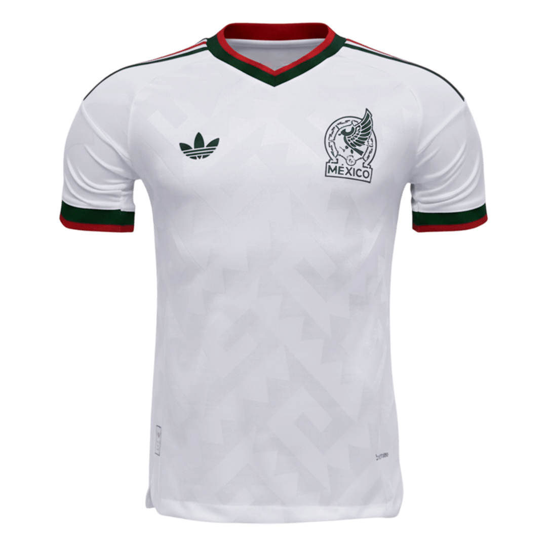 Versão do Jogador Mexico Fora World Cup Futebol Camisas 2026 Branco