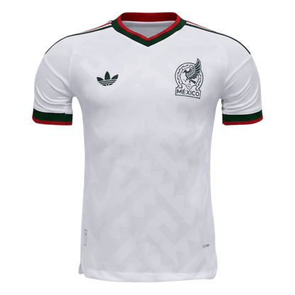 Versão do Jogador Mexico Fora World Cup Futebol Camisas 2026 Branco