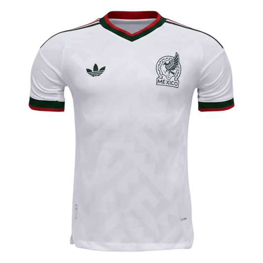 Versão do Jogador Mexico Fora World Cup Futebol Camisas 2026 Branco