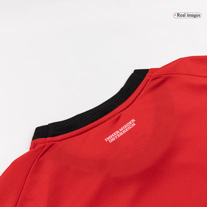 SABITZER #9 Áustria Casa Camisa Copa do Mundo 2026 Vermelho