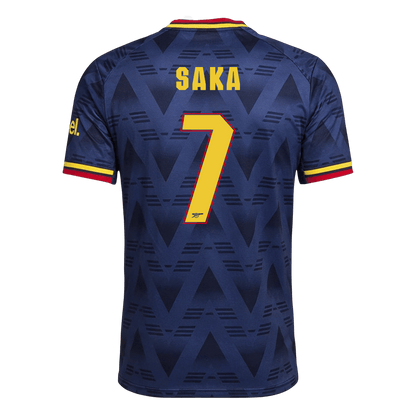 Versão do Jogador SAKA #7 Arsenal Fora Futebol Camisas 2026/27 Marinha - UCL