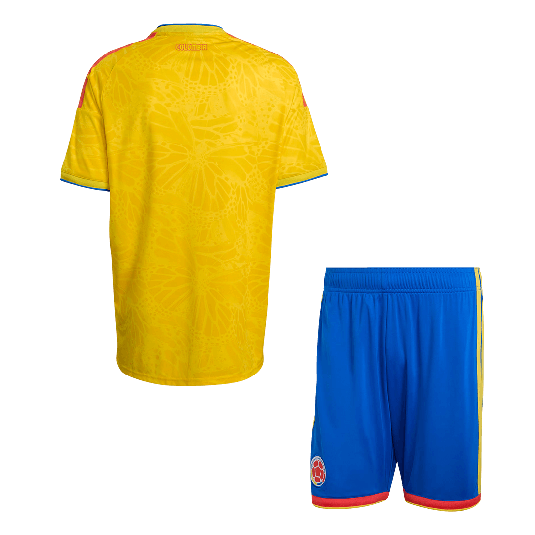 Colombia Casa World Cup Camisa Conjunto(Camisa+Calções) 2026 Amarelo