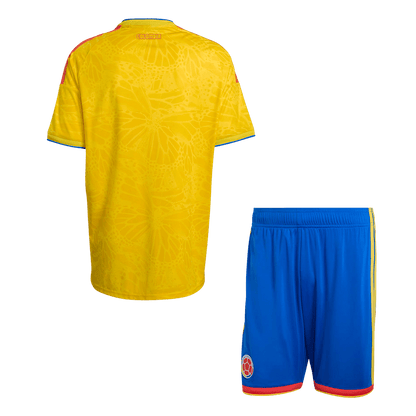 Colombia Casa World Cup Camisa Conjunto(Camisa+Calções) 2026 Amarelo