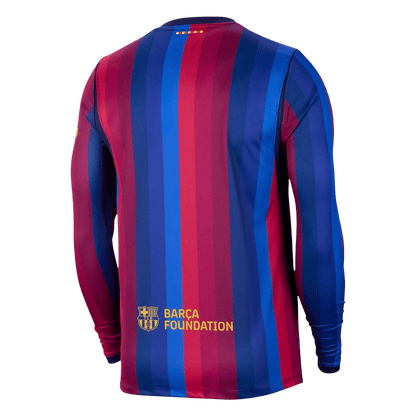 Barcelona Casa Manga comprida Camisa 2026/27 Vermelho&Azul