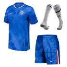Chelsea 
Casa 
 Camisa 
Conjunto (Camisa + Calções + Meias) 
2025/26 
 Azul
