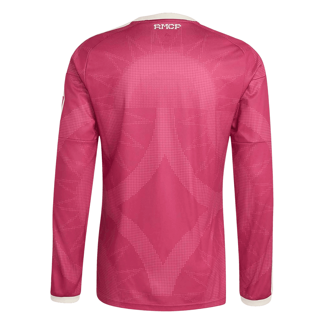 Real Madrid Terceira Manga comprida Camisa 2026/27 Rosa