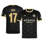 ENZO #17 Manchester City Fora Camisa 2026/27 Preto UCL