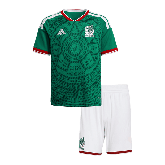 Mexico Infantil 
 Casa Futebol Camisa Conjunto (Camisa+Shorts) 2025/26 Verde
