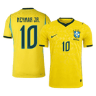 Versão do Jogador NEYMAR JR. #10 Brazil Casa Copa do Mundo Futebol Camisas 2026 Amarelo