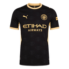 Versão do Jogador Manchester City Fora Futebol Camisas 2026/27 Preto