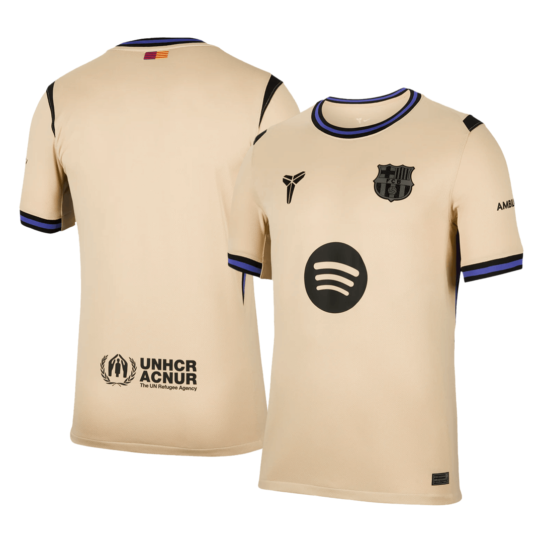 Barcelona Fora Camisa 2025/26- Amarelo