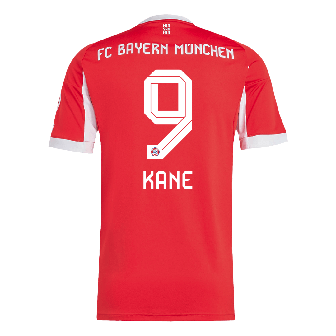 【Super Qualidade】KANE #9 Bayern Munich
 Casa Futebol Camisa 2025/26 Vermelho
