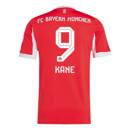 【Super Qualidade】KANE #9 Bayern Munich
 Casa Futebol Camisa 2025/26 Vermelho