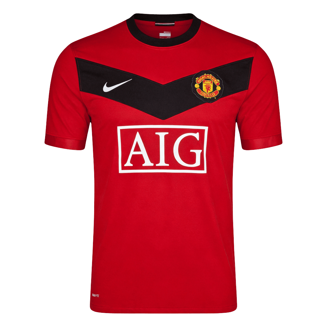 Retrô Manchester United Casa Camisa 2009/10 Vermelho