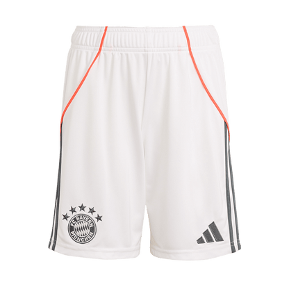 Bayern Munich 
 Fora 
 Camisa 
Conjunto (Camisa + Calções + Meias) 
2025/26 
 Branco