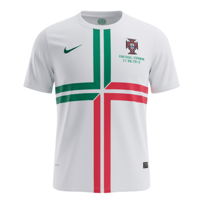 Retrô Portugal Fora Camisa 2012 Branco