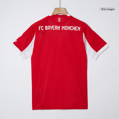 Autêntico UPAMECANO #2 Bayern Munich Casa Futebol Camisas 2025/26 Vermelho