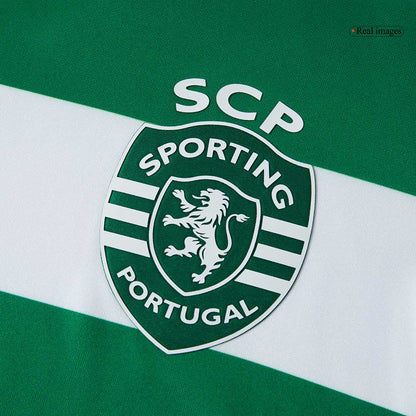 Sporting CP Casa Camisa 2025/26-Verde&branco
