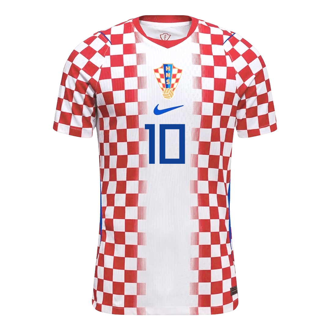 Versão do Jogador MODRIĆ #10 Croatia Casa Copa do Mundo Futebol Camisas 2026