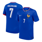 Camiseta de fútbol personalizada de local de Francia 2024 de GRIEZMANN #7