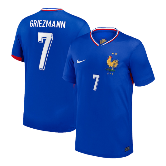 Camisola de futebol GRIEZMANN #7 Fran?a Home personalizada 2024