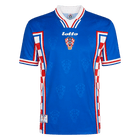 Retrô Croatia Fora Camisa 1998 Azul