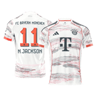 N.JACKSON #11 Bayern Munich Fora Camisa 2025/26 Branco