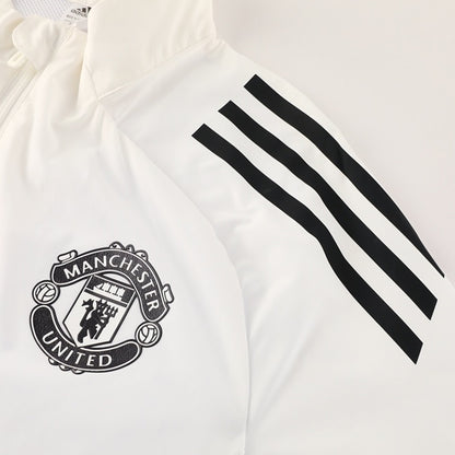Manchester United Jaqueta Corta-Vento 2025/26 Branco