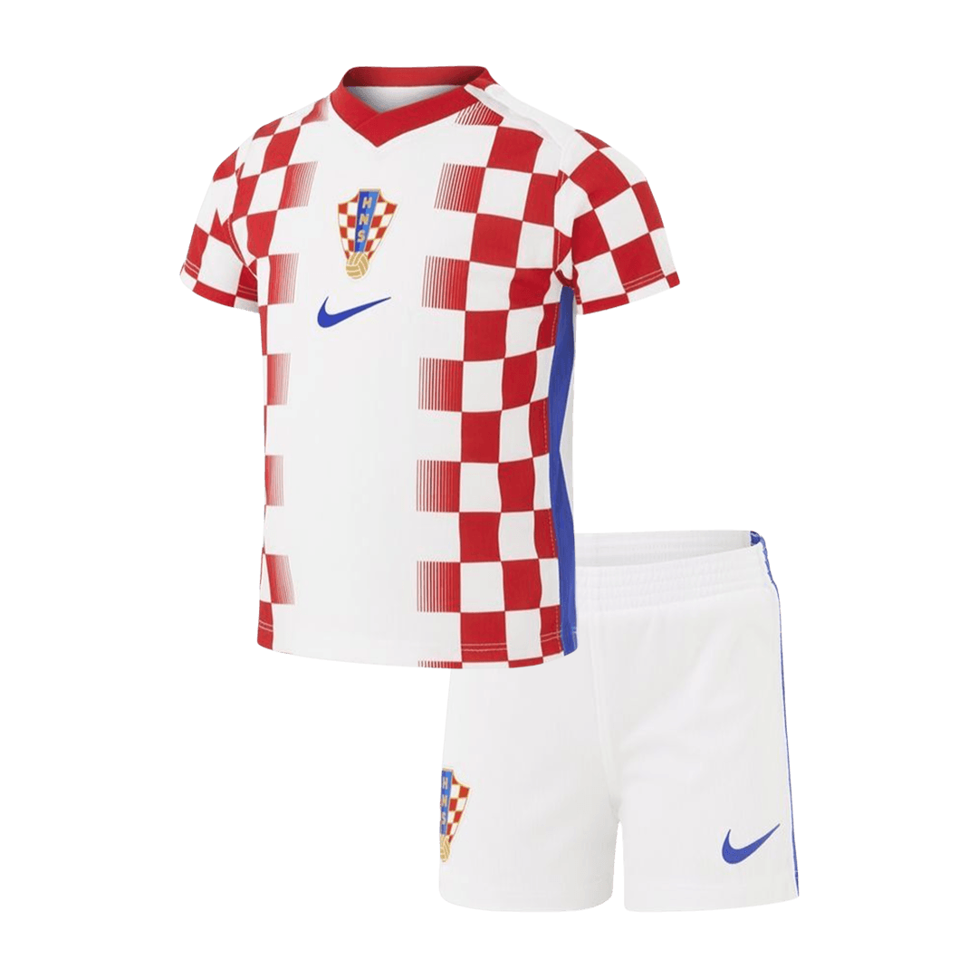 Croatia Infantil Casa Copa do Mundo Futebol Camisa 2026 - camisola de futebol para adeptos em