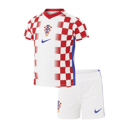 Croatia Infantil Casa Copa do Mundo Futebol Camisa 2026 - camisola de futebol para adeptos em
