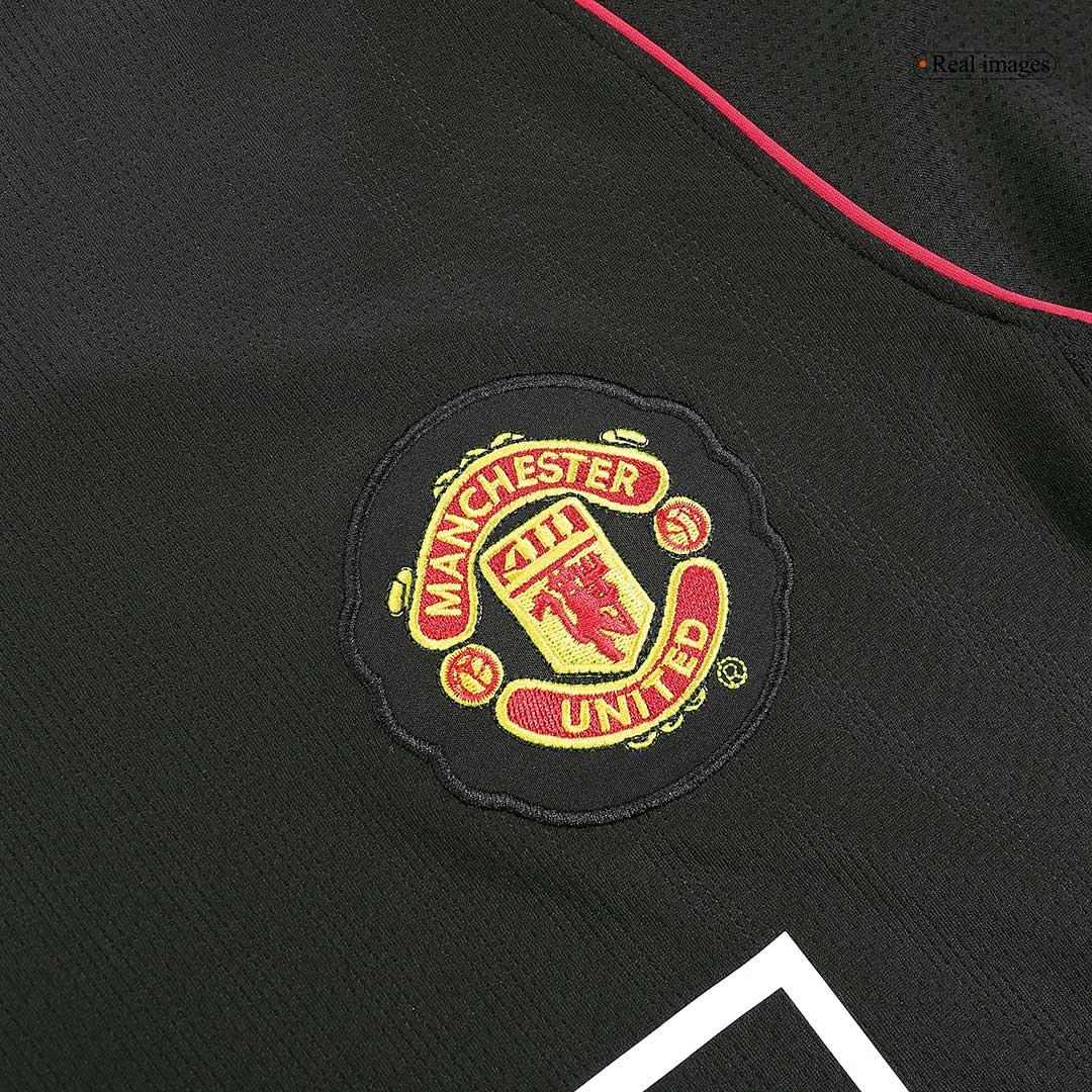 Camisola Retro do Manchester United RONALDO #7 Fora de Casa Camisola de Futebol 2007/08