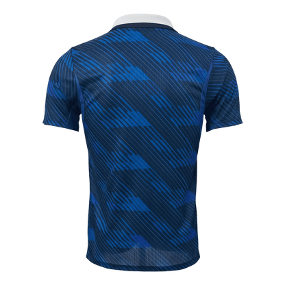 Versão do Jogador France Casa World Cup Futebol Camisas 2026 Azul