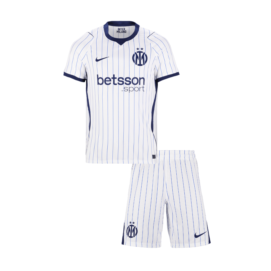 Inter Milan Infantil 
 Fora Futebol Camisa 2026/27 Branco