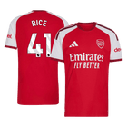 Versão do Jogador RICE #41 Arsenal Casa Futebol Camisas 2026/27 Vermelho