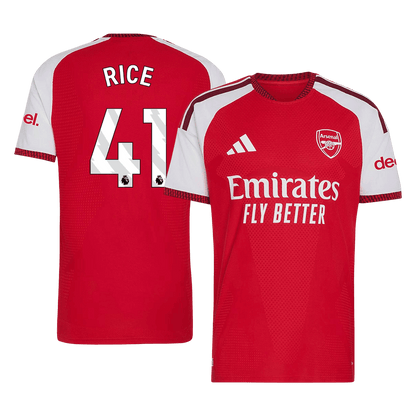 Versão do Jogador RICE #41 Arsenal Casa Futebol Camisas 2026/27 Vermelho