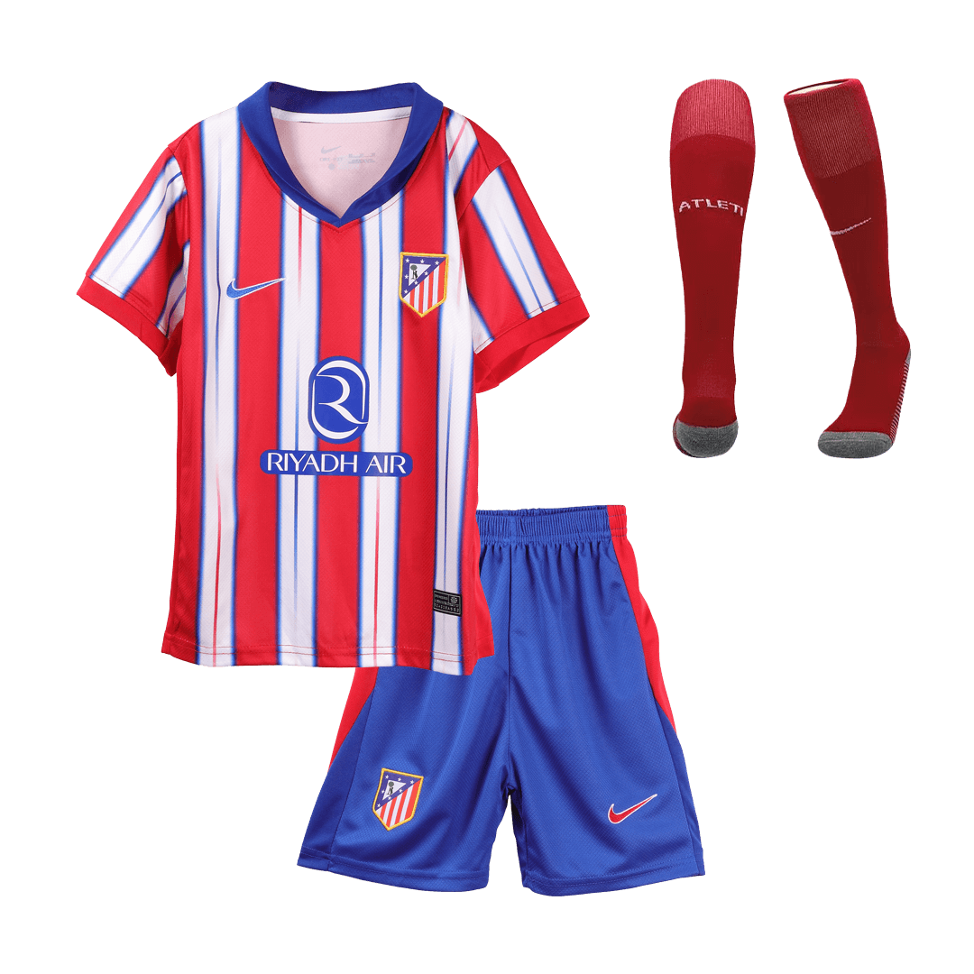 Kids Atl¨¦tico de Madrid Custom Home Kits de futebol completos
2024/25