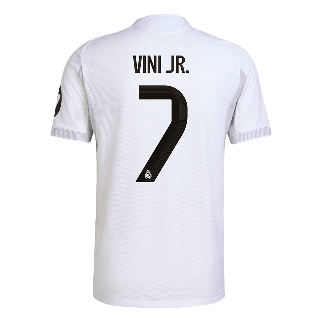 Autêntico VINI JR. #7 Real Madrid Casa Futebol Camisas 2025/26 Branco