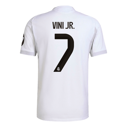 Autêntico VINI JR. #7 Real Madrid Casa Futebol Camisas 2025/26 Branco