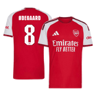 Versão do Jogador ØDEGAARD #8 Arsenal Casa Futebol Camisas 2026/27 Vermelho - UCL