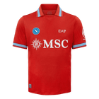 Versão do Jogador Napoli Terceira Futebol Camisas 2026/27 Vermelho