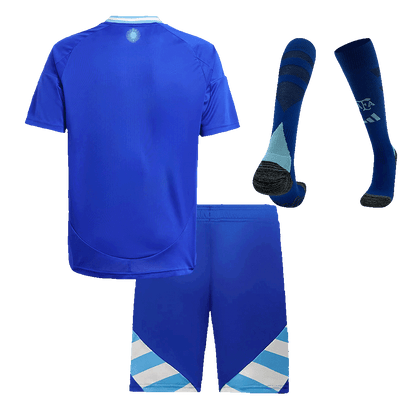 Kits de futebol completos personalizados para crianças Argentina 2024