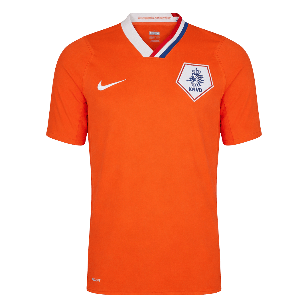 Retrô Países Baixos Casa Camisa 2008 Laranja